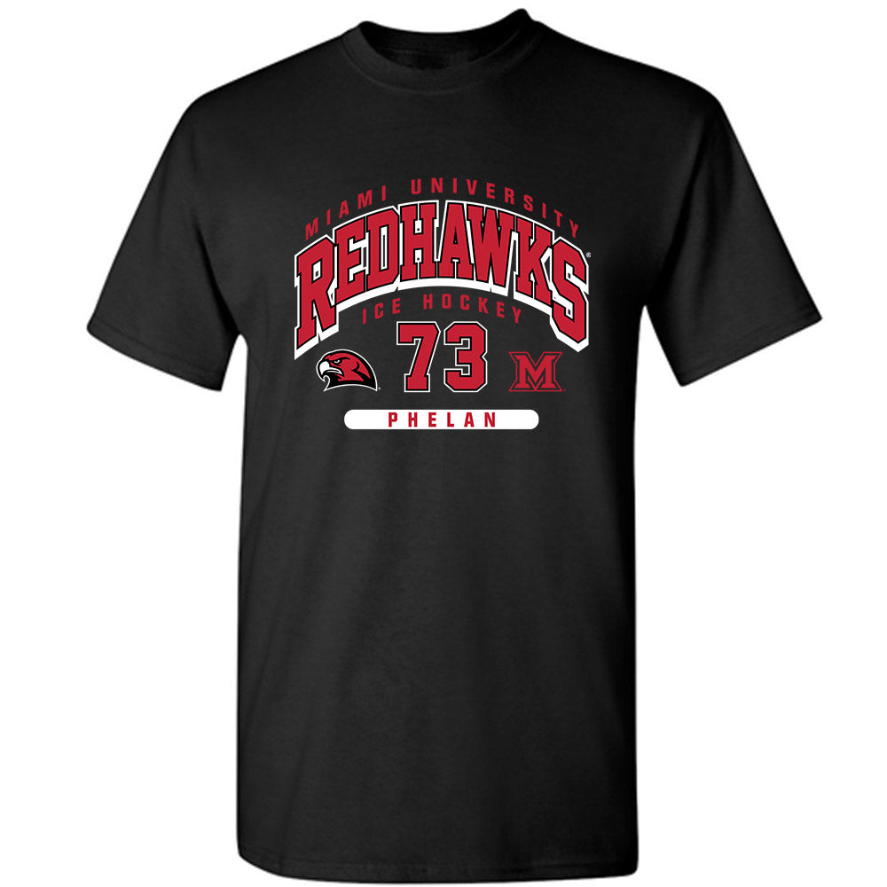 Miami of Ohio - NCAA Men's Ice Hockey : Michael Phelan - Classic Fashion Shersey T-Shirt-0