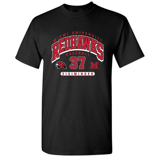 Miami of Ohio - NCAA Baseball : Jared Eisiminger - Classic Fashion Shersey T-Shirt-0