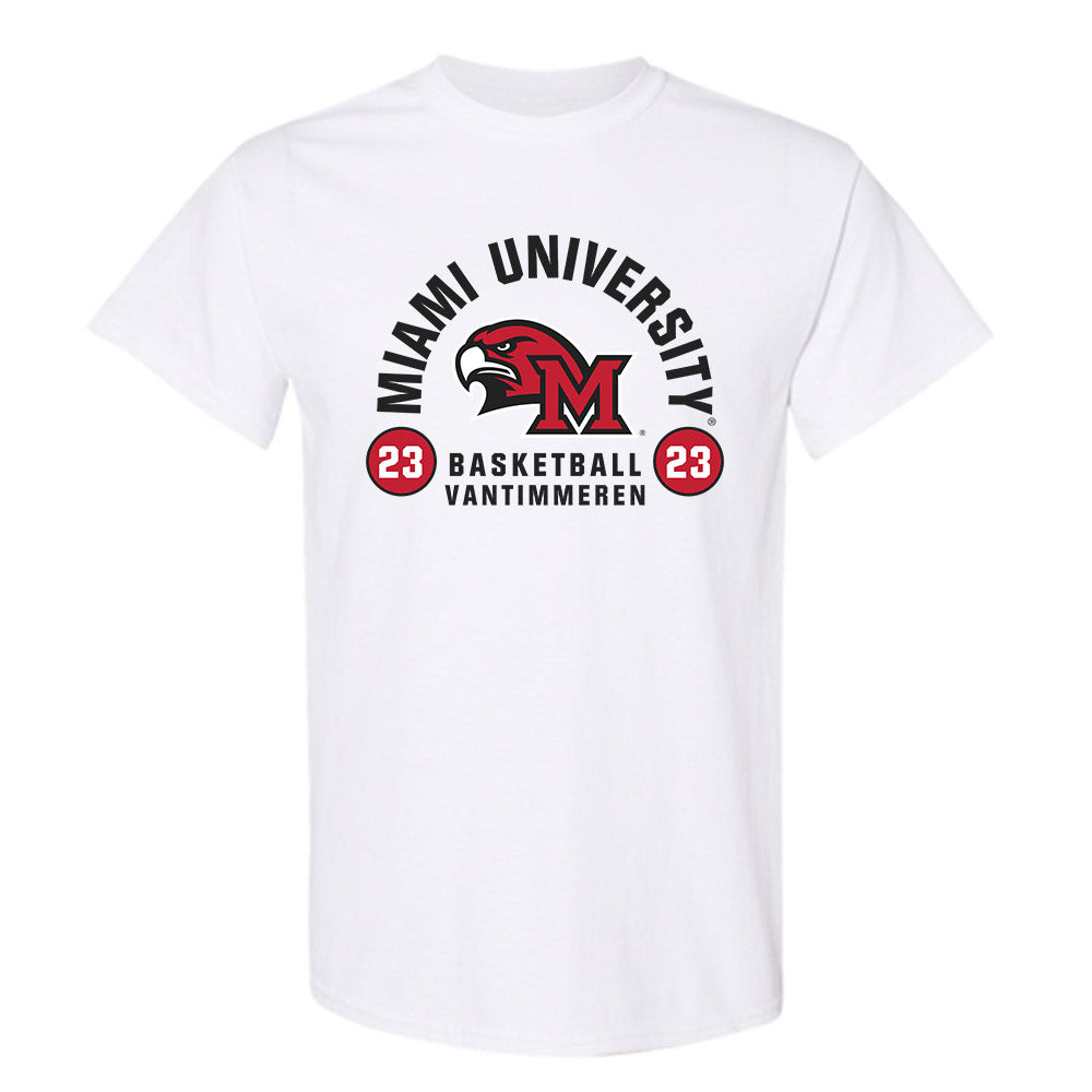 Miami of Ohio - NCAA Women's Basketball : Emily Vantimmeren - Classic Fashion Shersey T-Shirt-0