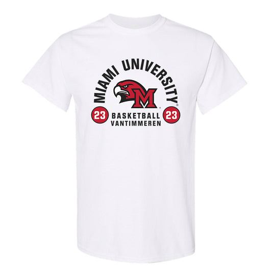 Miami of Ohio - NCAA Women's Basketball : Emily Vantimmeren - Classic Fashion Shersey T-Shirt-0