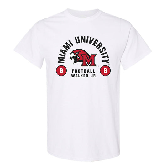 Miami of Ohio - NCAA Football : Adrian Walker Jr - Classic Fashion Shersey T-Shirt-0