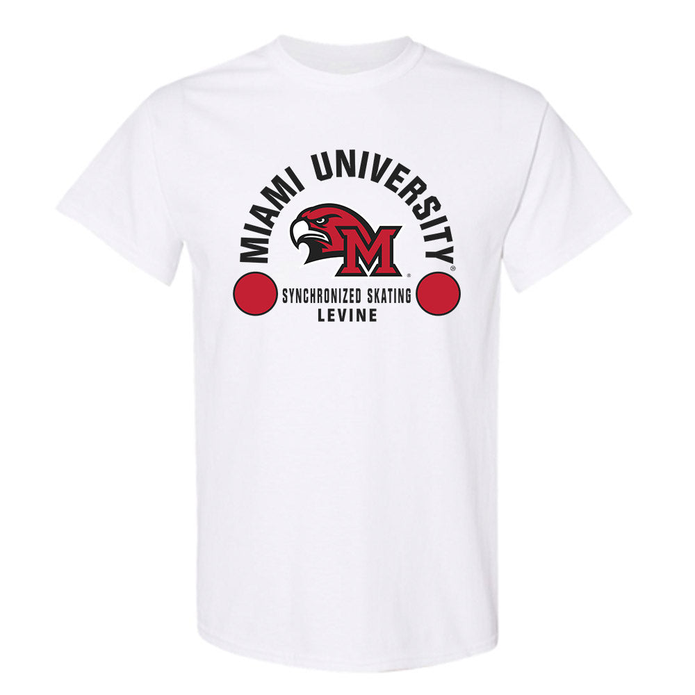 Miami of Ohio - NCAA Women's Synchronized Skating : Elena Levine - Classic Fashion Shersey T-Shirt-0
