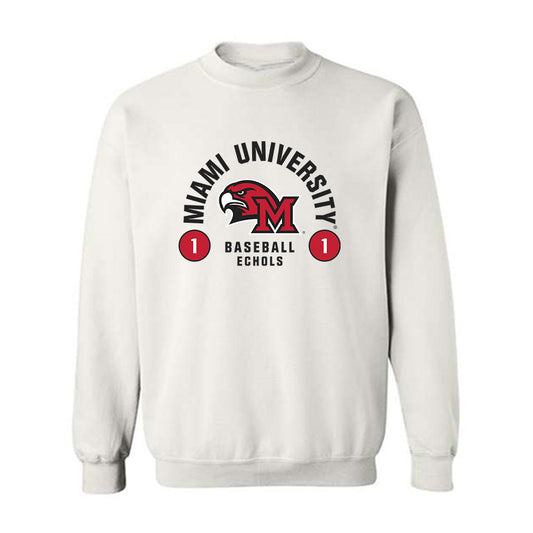 Miami of Ohio - NCAA Baseball : Taylor Echols - Classic Fashion Shersey Crewneck Sweatshirt-0