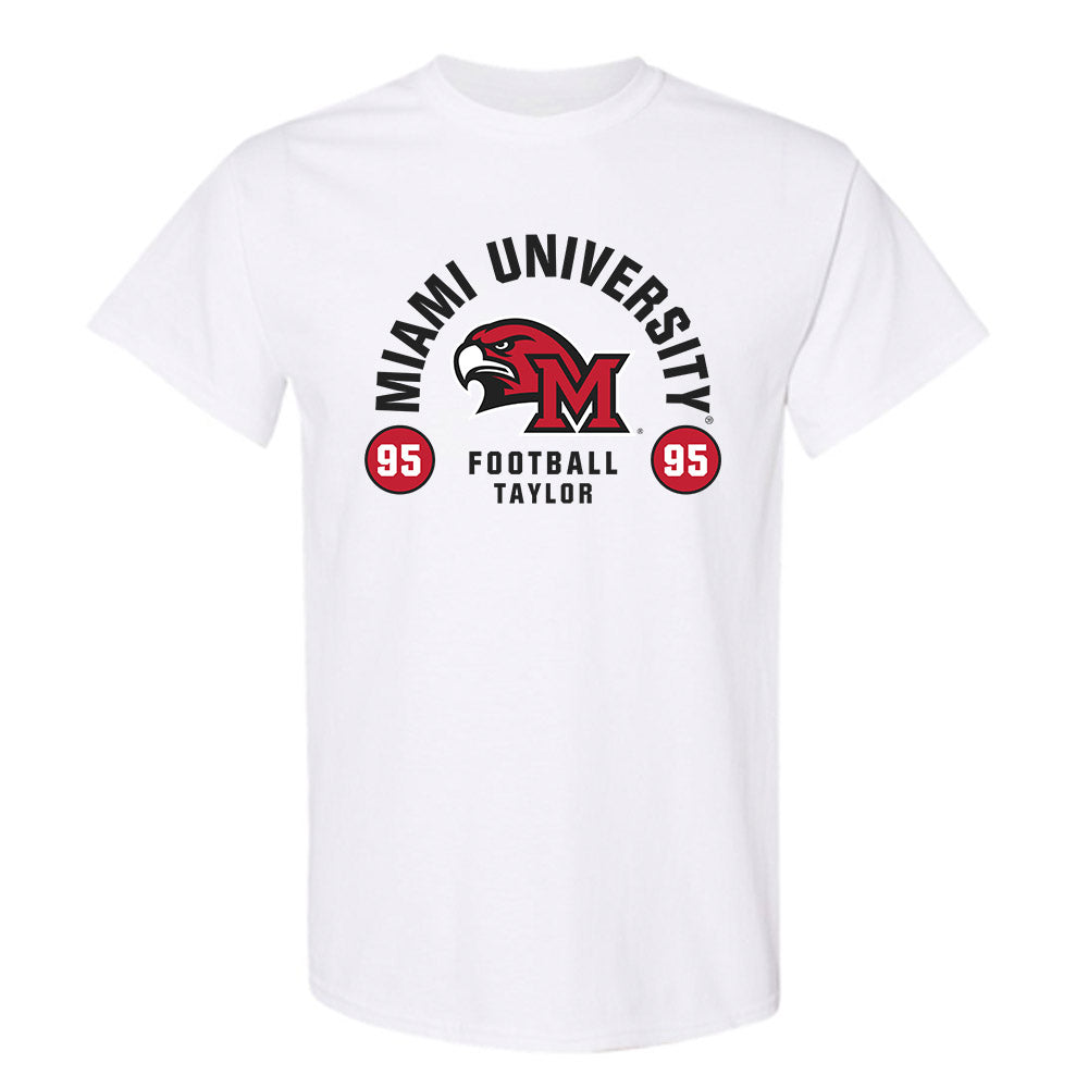 Miami of Ohio - NCAA Football : Aariz Taylor - Classic Fashion Shersey T-Shirt-0