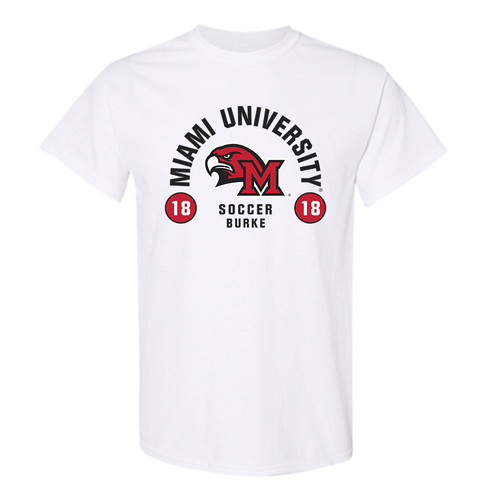 Miami of Ohio - NCAA Women's Soccer : Maddie Burke - Classic Fashion Shersey T-Shirt-0