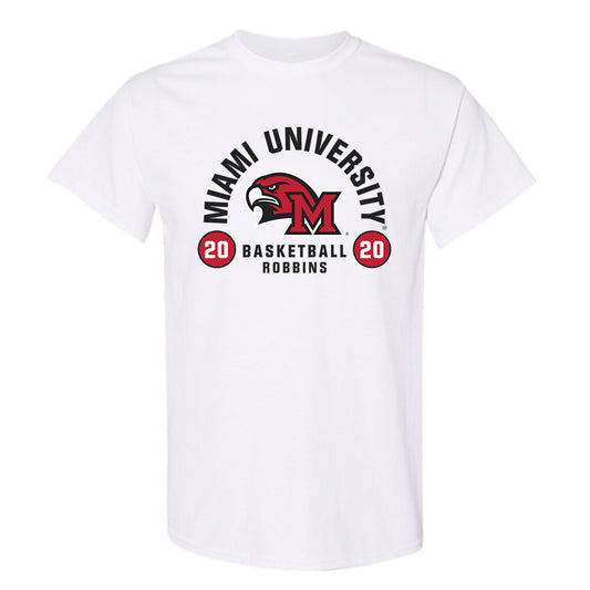 Miami of Ohio - NCAA Men's Basketball : Tyler Robbins - Classic Fashion Shersey T-Shirt-0