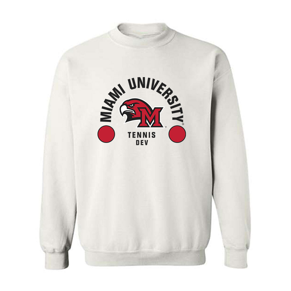 Miami of Ohio - NCAA Women's Tennis : Sarah Dev - Classic Fashion Shersey Crewneck Sweatshirt-0
