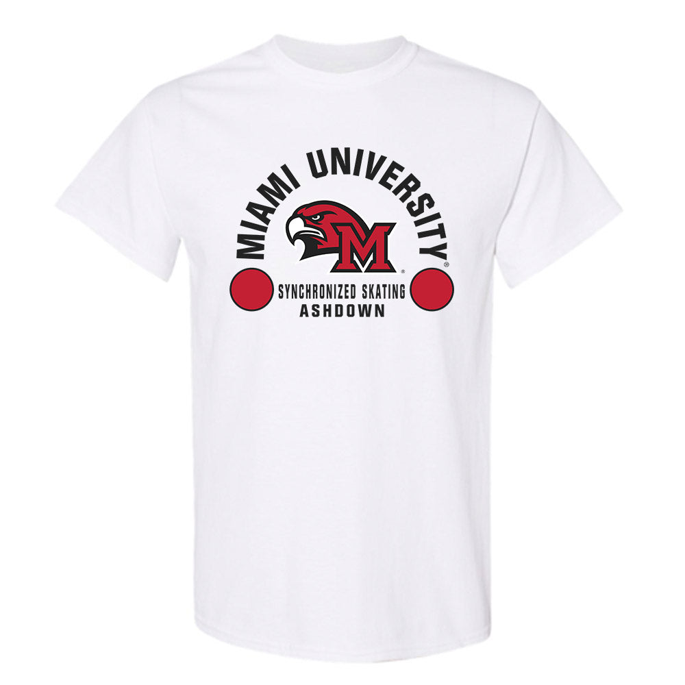 Miami of Ohio - NCAA Women's Synchronized Skating : Eleanor Ashdown - Classic Fashion Shersey T-Shirt-0