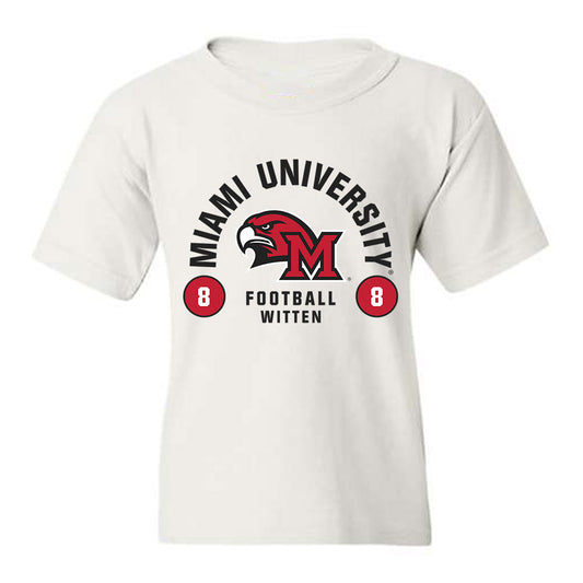 Miami of Ohio - NCAA Football : Damarion Witten - Classic Fashion Shersey Youth T-Shirt-0