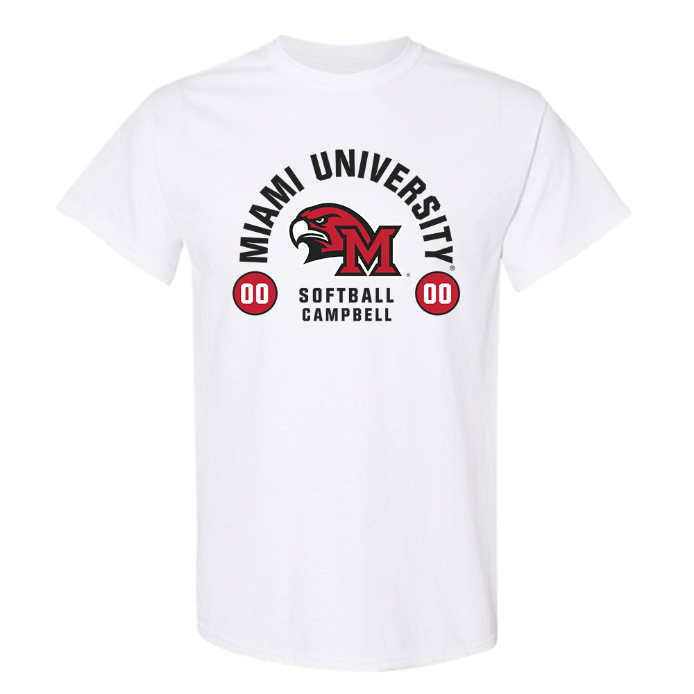 Miami of Ohio - NCAA Softball : Mckenna Campbell - Classic Fashion Shersey T-Shirt-0