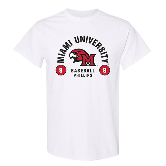 Miami of Ohio - NCAA Baseball : Drew Phillips - Classic Fashion Shersey T-Shirt-0