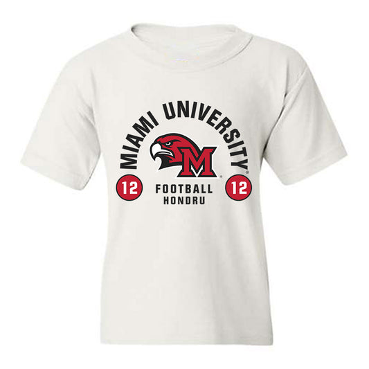 Miami of Ohio - Football Alumni : Corban Hondru - Classic Fashion Shersey Youth T-Shirt-0