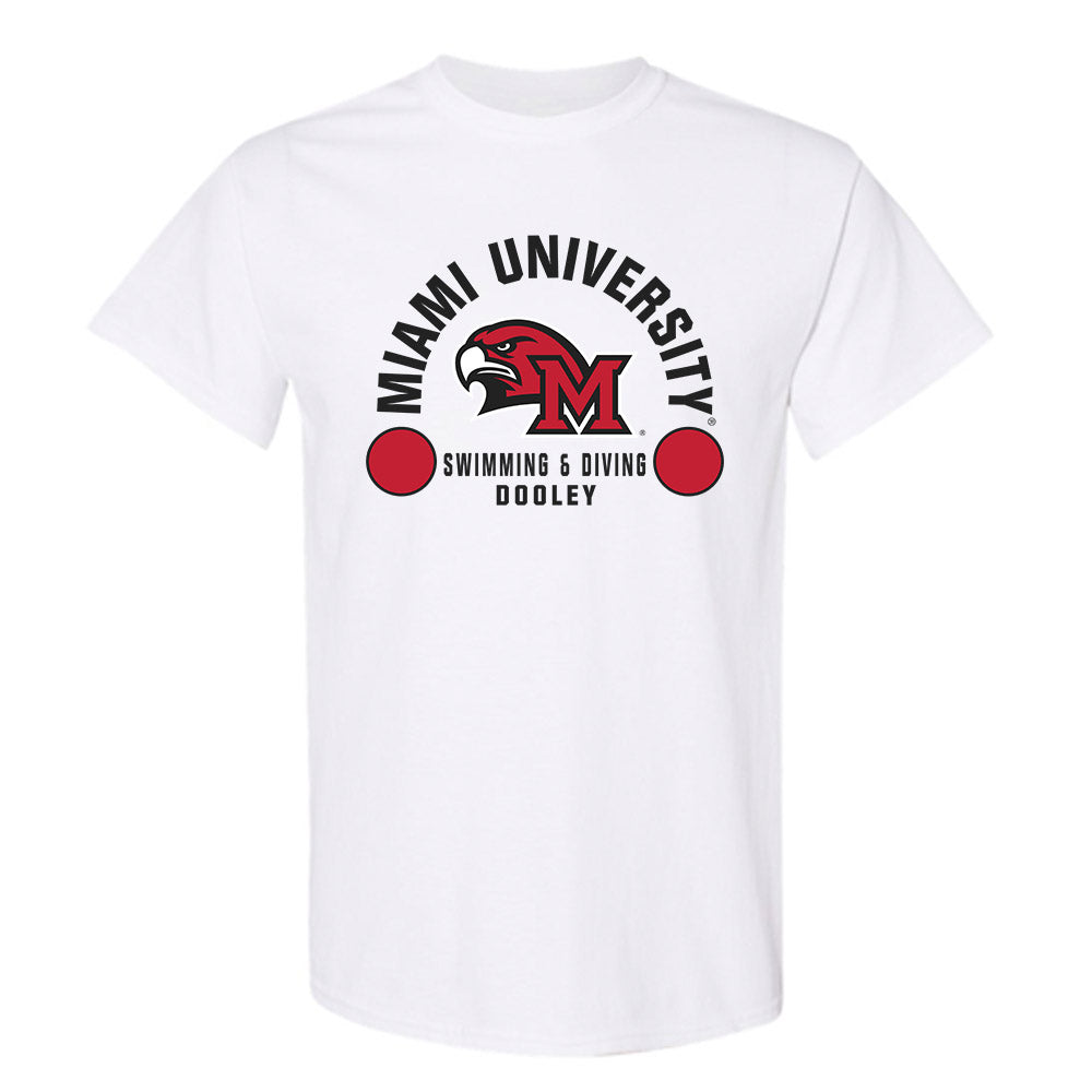 Miami of Ohio - NCAA Men's Swimming & Diving : Jett Dooley - Classic Fashion Shersey T-Shirt-0
