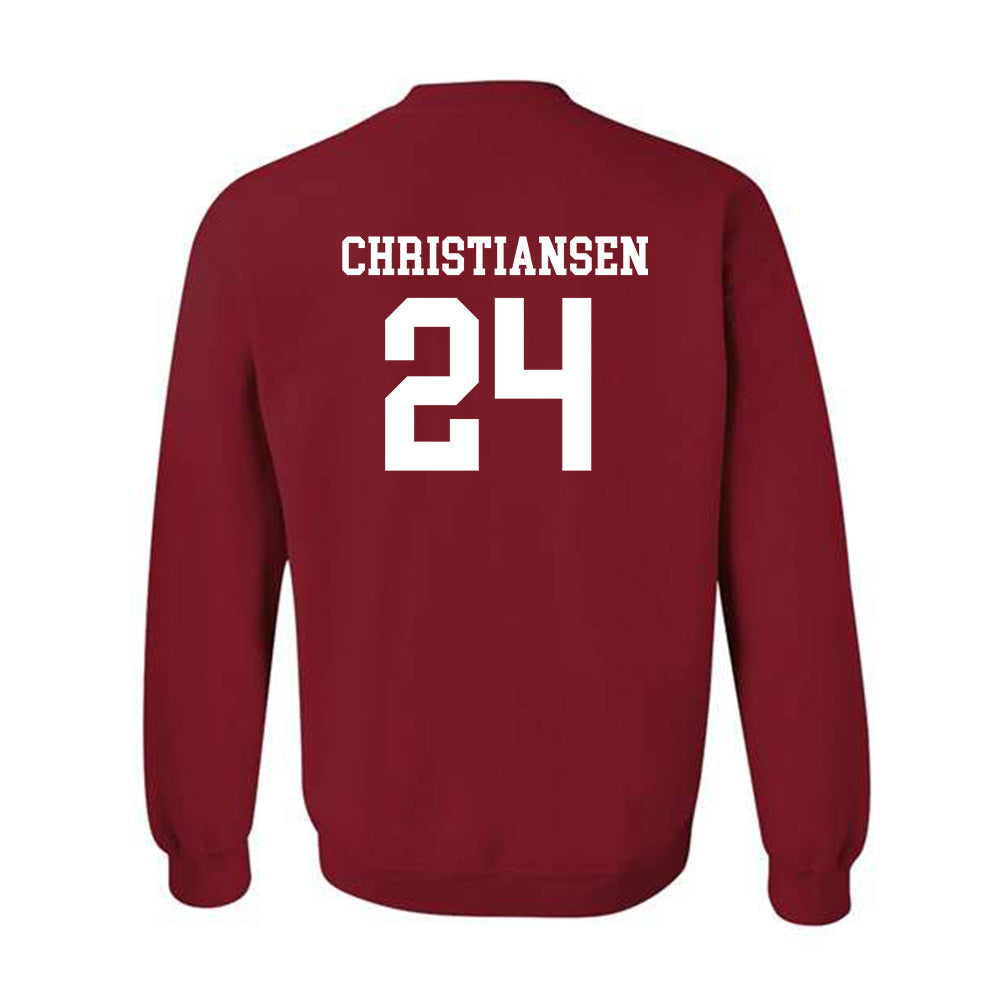 Miami of Ohio - NCAA Baseball : Hayden Christiansen - Classic Shersey Crewneck Sweatshirt-1