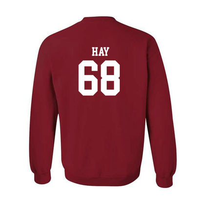 Miami of Ohio - NCAA Men's Ice Hockey : Ethan Hay - Classic Shersey Crewneck Sweatshirt-1