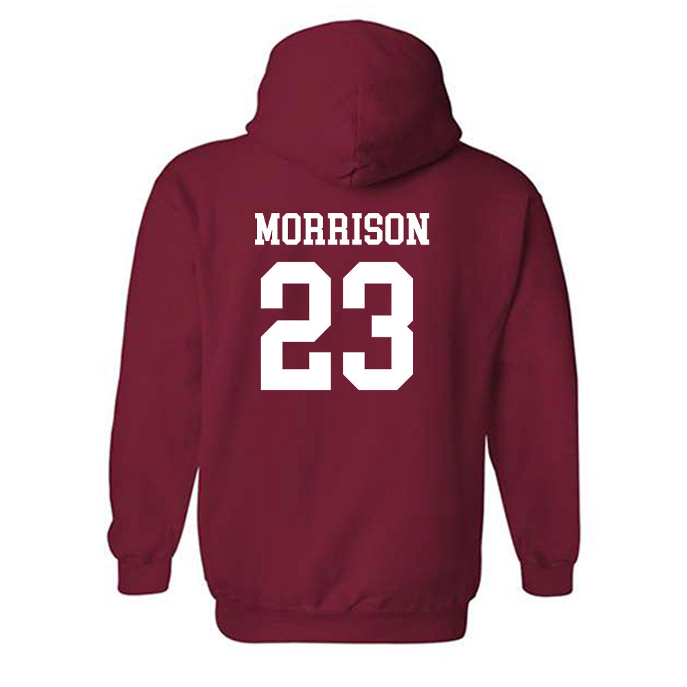 Miami of Ohio - NCAA Men's Ice Hockey : Brayden Morrison - Classic Shersey Hooded Sweatshirt-1