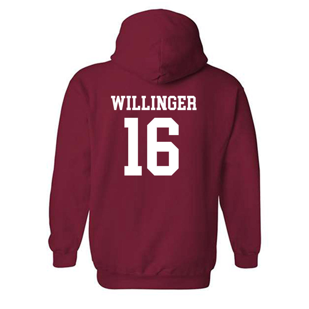 Miami of Ohio - NCAA Women's Volleyball : Piper Willinger - Classic Shersey Hooded Sweatshirt-1