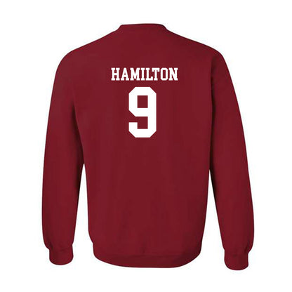 Miami of Ohio - NCAA Men's Ice Hockey : Jack Hamilton - Classic Shersey Crewneck Sweatshirt-1