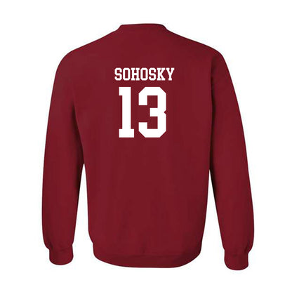 Miami of Ohio - NCAA Baseball : Zac Sohosky - Classic Shersey Crewneck Sweatshirt-1