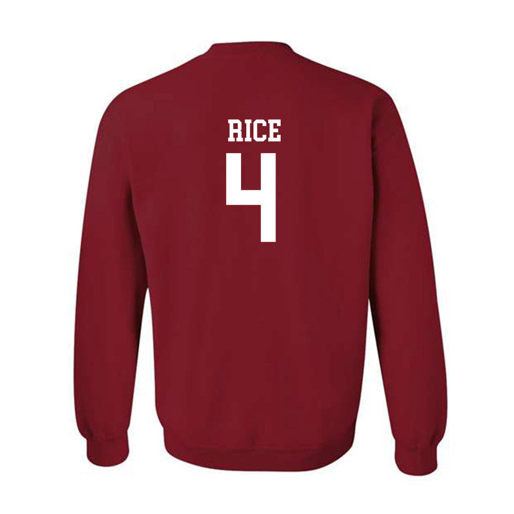 Miami of Ohio - NCAA Football : Brach Rice - Classic Shersey Crewneck Sweatshirt-1