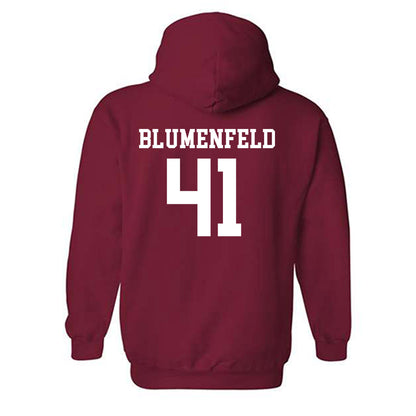 Miami of Ohio - NCAA Women's Basketball : Brooke Blumenfeld - Classic Shersey Hooded Sweatshirt-1