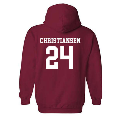 Miami of Ohio - NCAA Baseball : Hayden Christiansen - Classic Shersey Hooded Sweatshirt-1