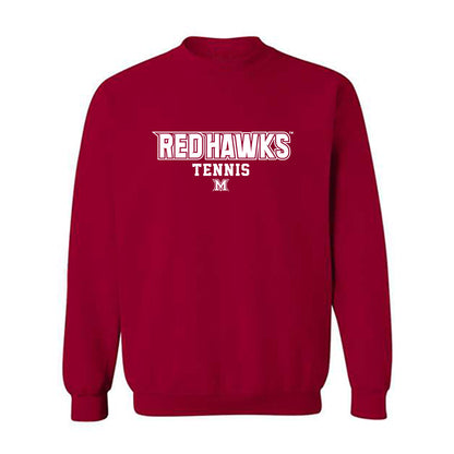 Miami of Ohio - NCAA Women's Tennis : Sarah Dev - Classic Shersey Crewneck Sweatshirt-0