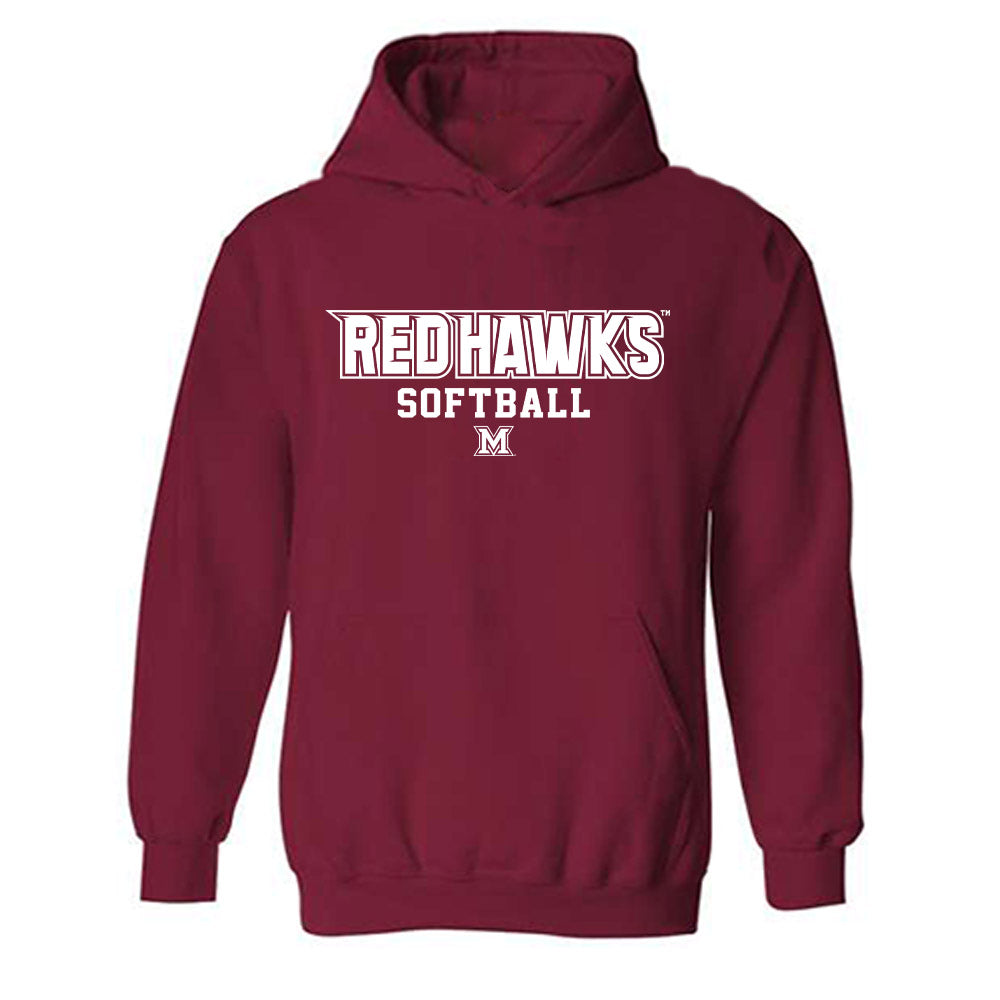 Miami of Ohio - NCAA Softball : Kendall Brown - Classic Shersey Hooded Sweatshirt-0
