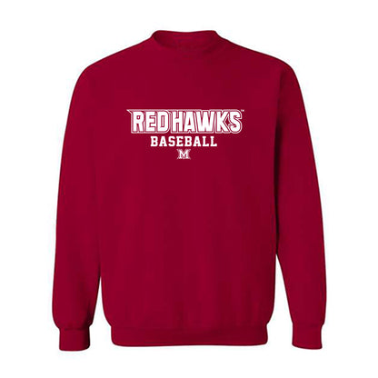 Miami of Ohio - NCAA Baseball : Jared Eisiminger - Classic Shersey Crewneck Sweatshirt-0