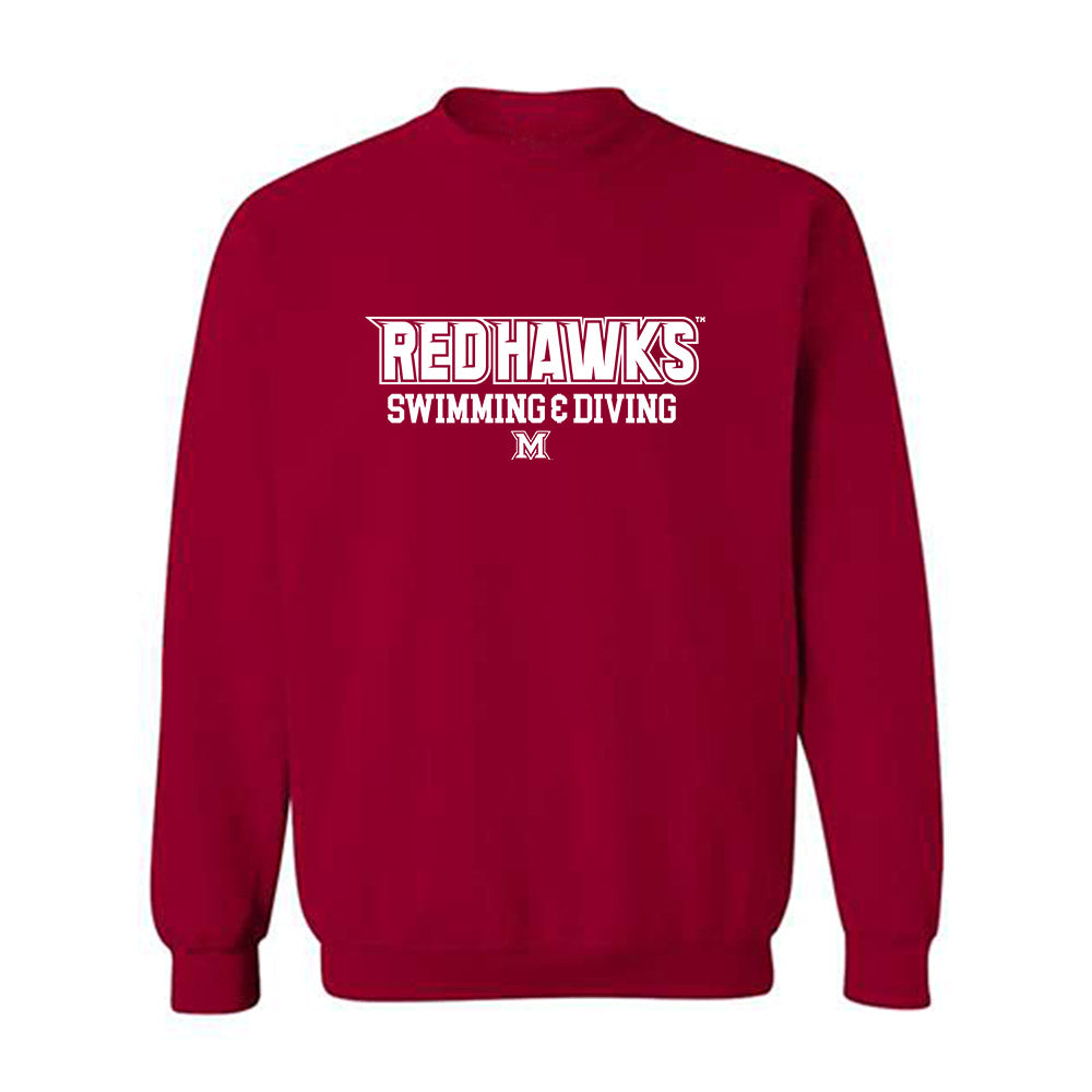 Miami of Ohio - NCAA Men's Swimming & Diving : Elijah Rolfsen - Classic Shersey Crewneck Sweatshirt-0