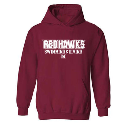 Miami of Ohio - NCAA Women's Swimming & Diving : Elizabeth Gregory - Classic Shersey Hooded Sweatshirt-0