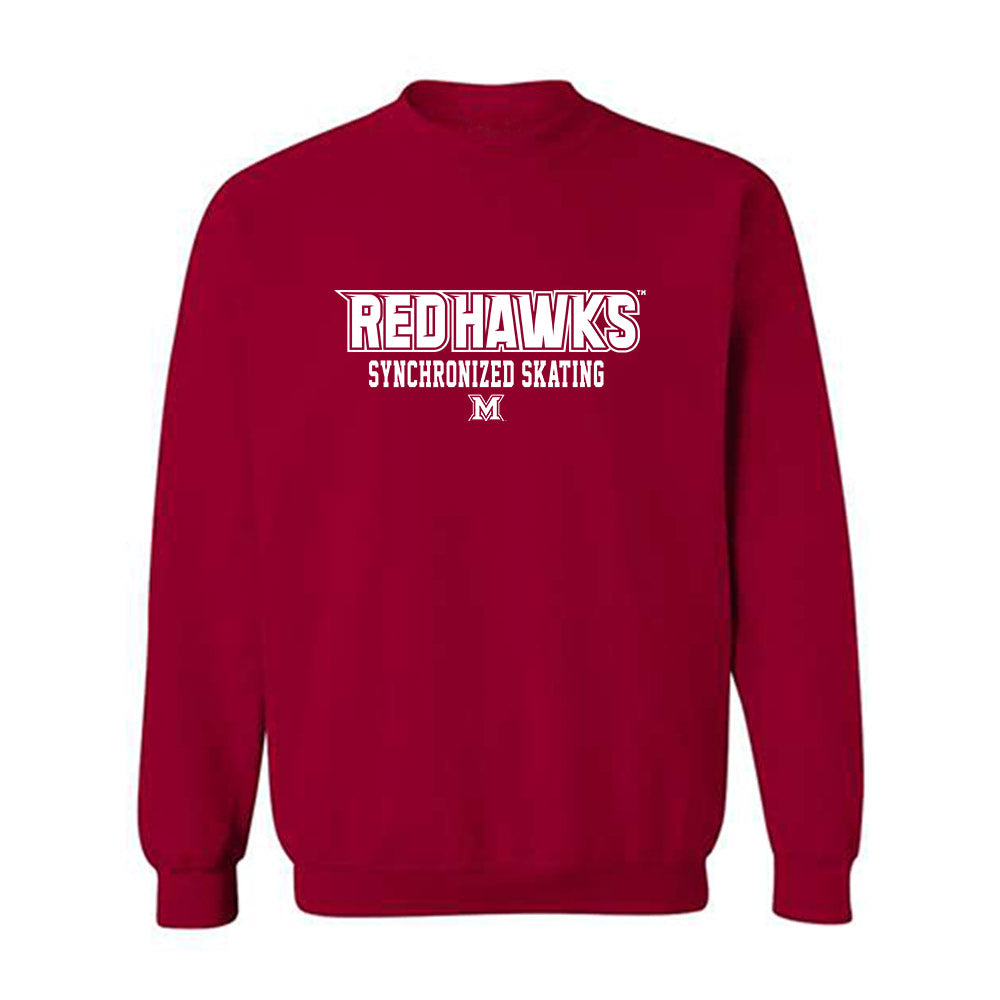 Miami of Ohio - Women's Synchronized Skating Alumni : Paige Southworth - Classic Shersey Crewneck Sweatshirt-1