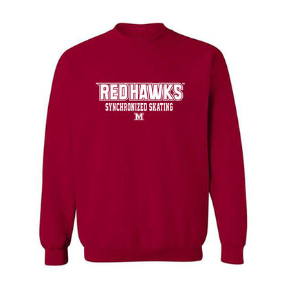 Miami of Ohio - Women's Synchronized Skating Alumni : Paige Southworth - Classic Shersey Crewneck Sweatshirt-1