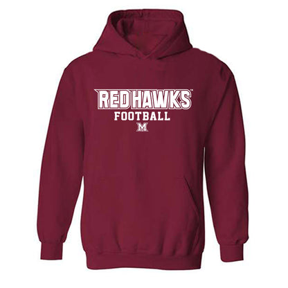 Miami of Ohio - NCAA Football : Gray Maultsby - Classic Shersey Hooded Sweatshirt-0