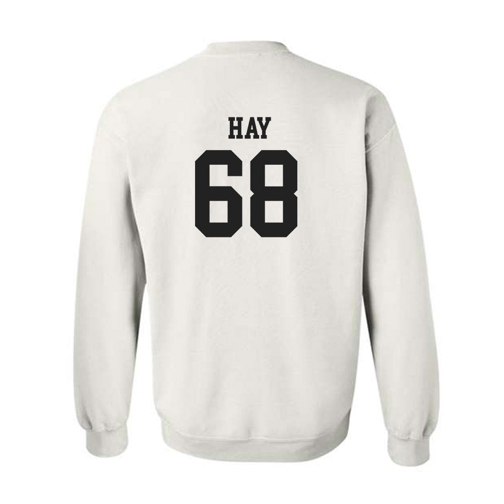 Miami of Ohio - NCAA Men's Ice Hockey : Ethan Hay - Classic Shersey Crewneck Sweatshirt-1
