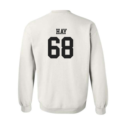 Miami of Ohio - NCAA Men's Ice Hockey : Ethan Hay - Classic Shersey Crewneck Sweatshirt-1