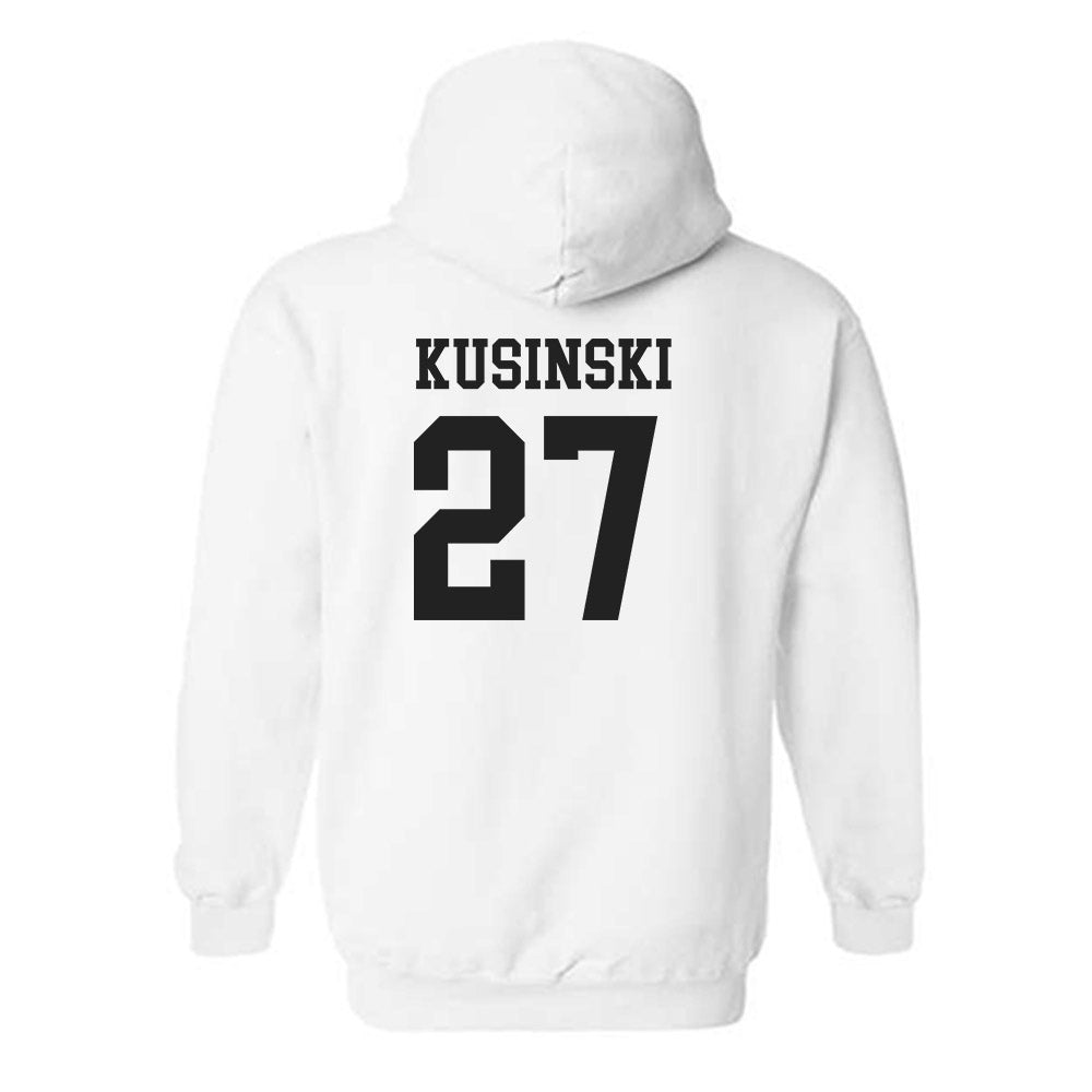 Miami of Ohio - NCAA Women's Soccer : Amelia Kusinski - Classic Shersey Hooded Sweatshirt-1