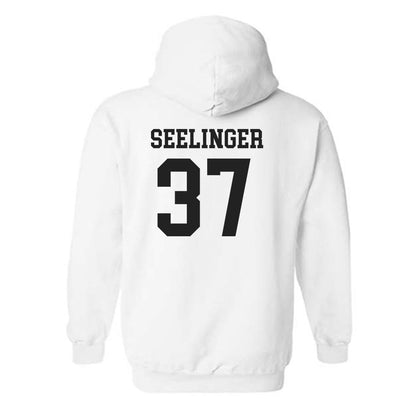 Miami of Ohio - NCAA Men's Ice Hockey : Ryan Seelinger - Classic Shersey Hooded Sweatshirt-1