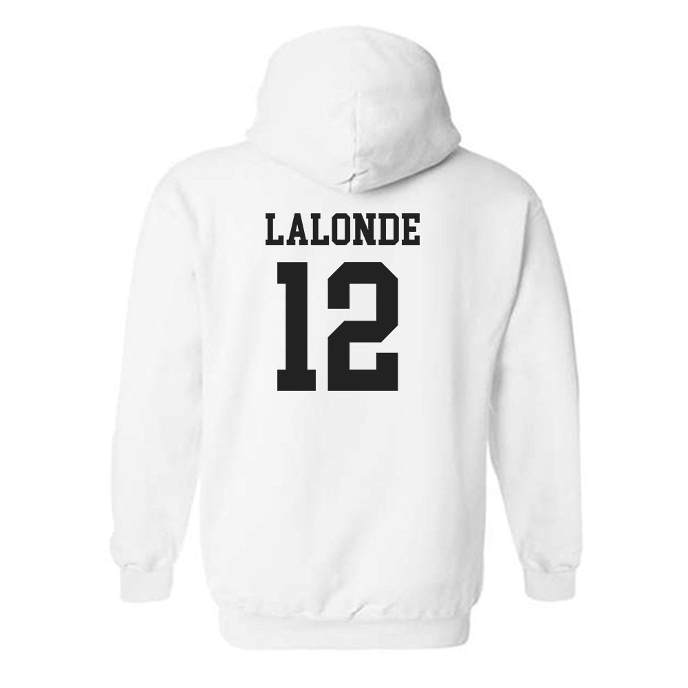Miami of Ohio - NCAA Men's Ice Hockey : Owen Lalonde - Classic Shersey Hooded Sweatshirt-1