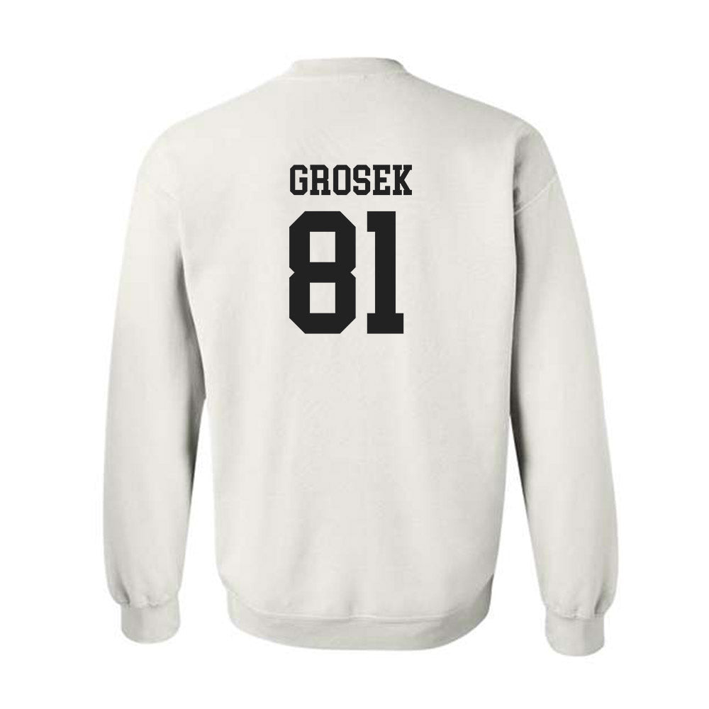 Miami of Ohio - NCAA Men's Ice Hockey : David Grosek - Classic Shersey Crewneck Sweatshirt-1