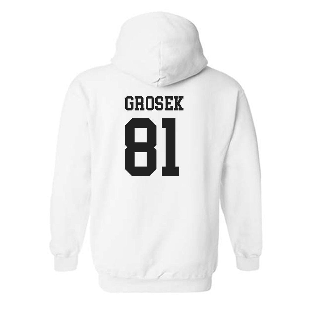 Miami of Ohio - NCAA Men's Ice Hockey : David Grosek - Classic Shersey Hooded Sweatshirt-1