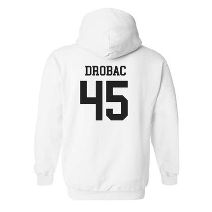 Miami of Ohio - NCAA Men's Ice Hockey : Matteo Drobac - Classic Shersey Hooded Sweatshirt-1