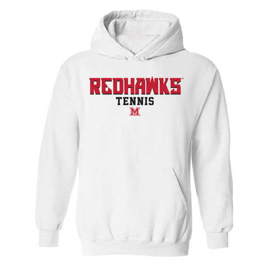 Miami of Ohio - NCAA Women's Tennis : Sarah Dev - Classic Shersey Hooded Sweatshirt-0