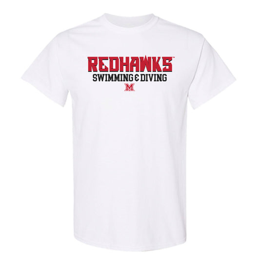 Miami of Ohio - NCAA Men's Swimming & Diving : John Zeidler - Classic Shersey T-Shirt-0