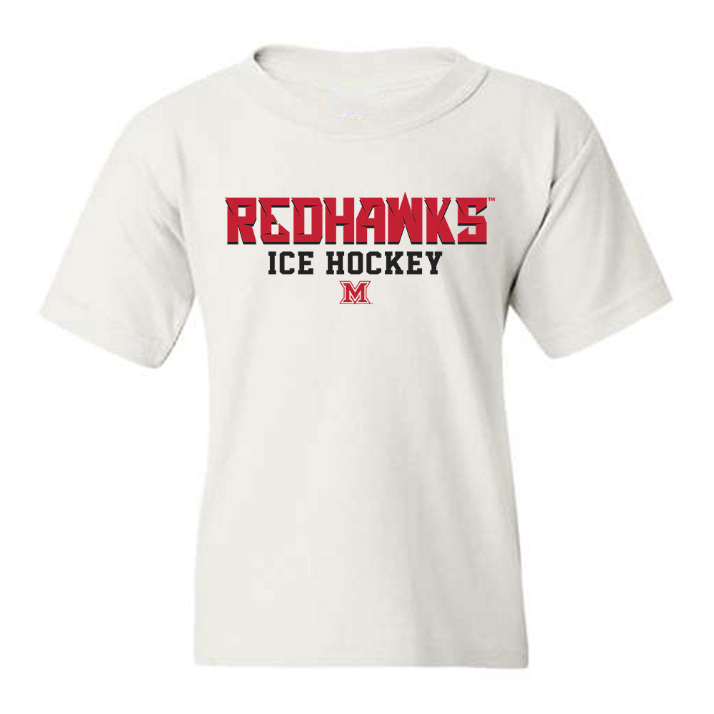 Miami of Ohio - NCAA Men's Ice Hockey : Ryan Smith - Classic Shersey Youth T-Shirt-0