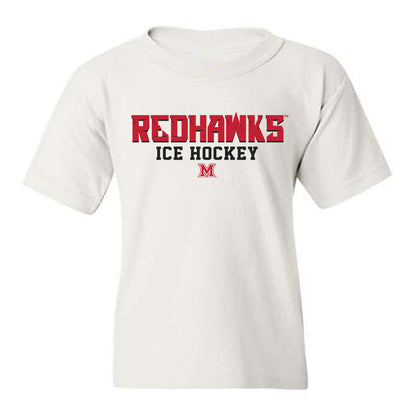 Miami of Ohio - NCAA Men's Ice Hockey : Ryan Smith - Classic Shersey Youth T-Shirt-0