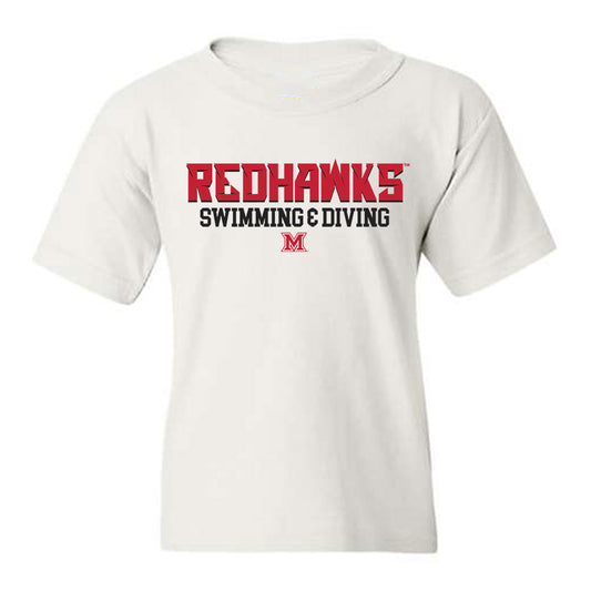 Miami of Ohio - NCAA Men's Swimming & Diving : John Zeidler - Classic Shersey Youth T-Shirt-0