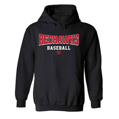 Miami of Ohio - NCAA Baseball : Carson Raether - Classic Shersey Hooded Sweatshirt-0