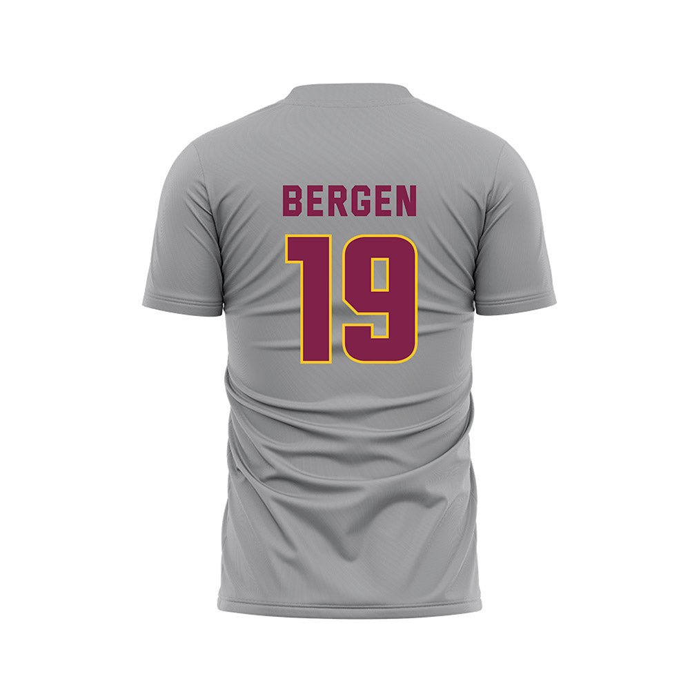 Arizona State - NCAA Women's Soccer : Sierra Bergen - Grey Soccer Jersey-1