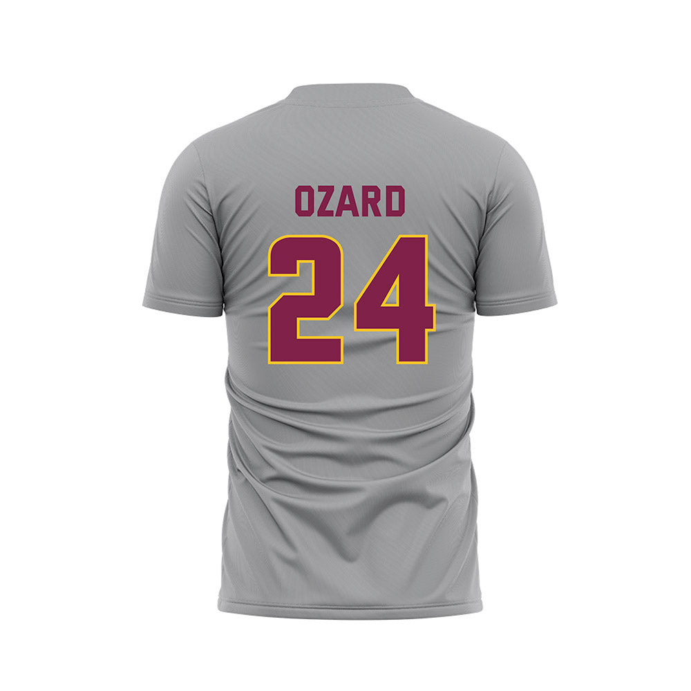 Arizona State - NCAA Women's Soccer : Katherine Ozard - Grey Soccer Jersey-1